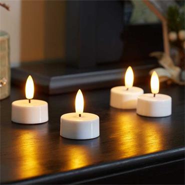 THREE KINGS FAUX FLAME T-LIGHT, 4PK