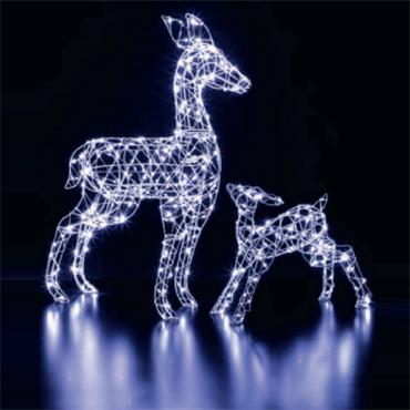 NOMA WHITE FLEXI RICHMOND DEER & FAWN 90CM