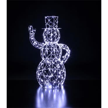 NOMA WHITE FLEXI DICKENSIAN SNOWMAN 1M