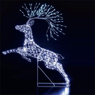 NOMA WHITE FLEXI RICHMOND LEAPING STAG 1.5M