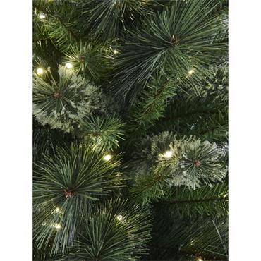 BRAMPTON PINE 7.5FT ARTIFICIAL CHRISTMAS TREE PRELIT