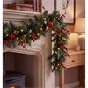 BRUSHED BERRY GARLAND 180CM PRELIT