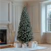 FROSTED ANDERS FIR 7FT ARTIFICIAL CHRISTMAS TREE PRELIT