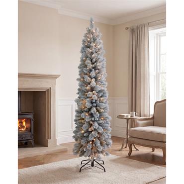 FROSTED ARDEN PINE 7.5FT ARTIFICIAL CHRISTMAS TREE PRELIT