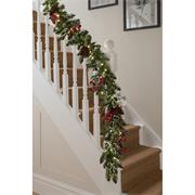 IVY BERRY 6FT GARLAND PRELIT