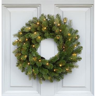LAKESIDE 24" WREATH PRELIT