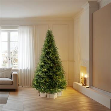 MONTPELLIER FIR 7.5FT ARTIFICIAL CHRISTMAS TREE PRELIT