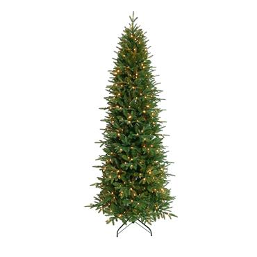 RIVINGTON (CLONMEL) FIR SLIM 7.5FT ARTIFICIAL CHRISTMAS TREE PRELIT
