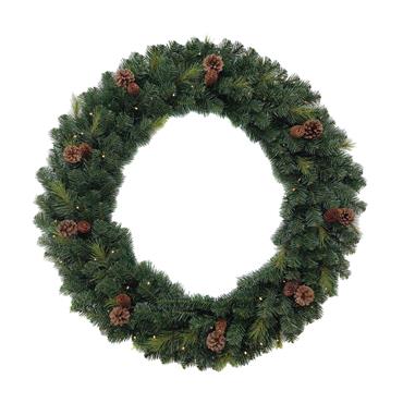 VERMONT PINE 42" WREATH PRELIT