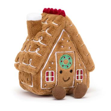 JELLYCAT AMUSEABLES GINGERBREAD HOUSE