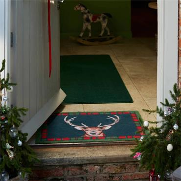 HUG RUG TARTAN STAG 65X85