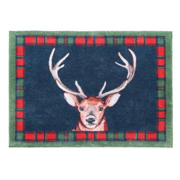 HUG RUG TARTAN STAG 65X85