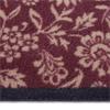 HUG RUG PAISLEY FLORAL BURGANDY RUNNER 65X150