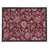 HUG RUG PAISLEY FLORAL BURGANDY 65X85