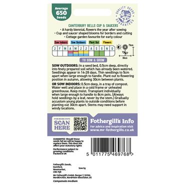 CANTERBURY BELLS CUP & SAUCER MIX