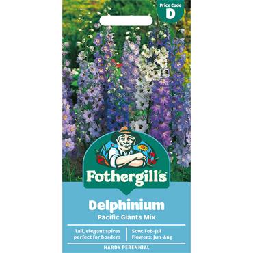 DELPHINIUM PACIFIC GIANTS MIX