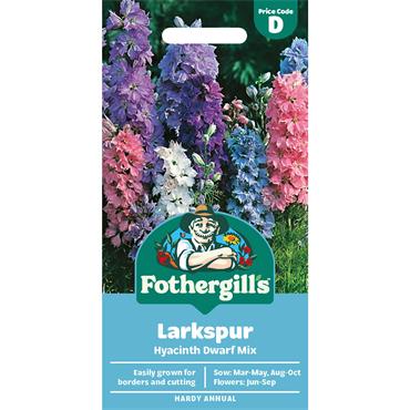LARKSPUR HYACINTH DWARF MIX