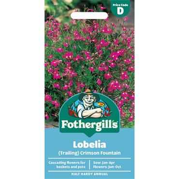 LOBELIA (TRAILING) CRIMSON FOUNTAIN