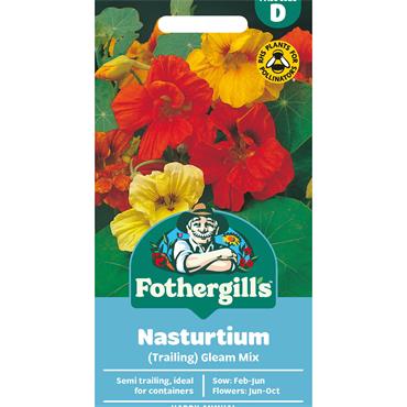 NASTURTIUM (TRAILING) GLEAM MIX