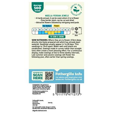 NIGELLA LOVE IN A MIST - PERSIAN JEWELS