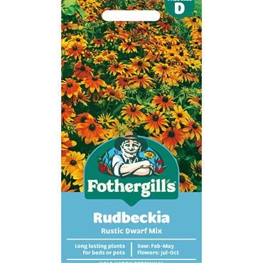 RUDBECKIA RUSTIC DWARF MIX