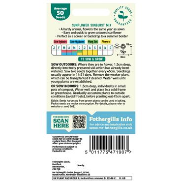 SUNFLOWER SUNBURST MIX