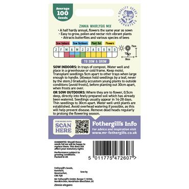 ZINNIA WHIRLYGIG MIX