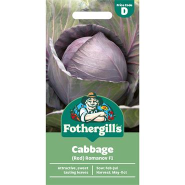 CABBAGE (RED) ROMANOV F1