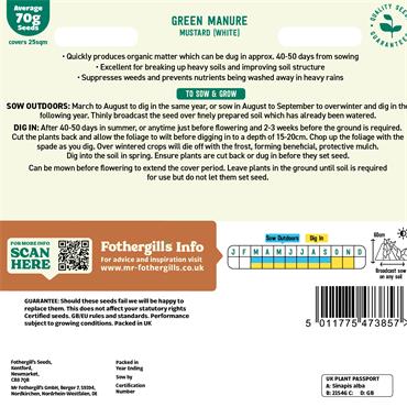 GREEN MANURE MUSTARD (WHITE)