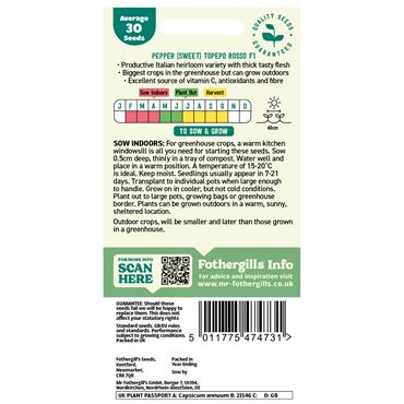 PEPPER (SWEET) TOPEPO ROSSO F1
