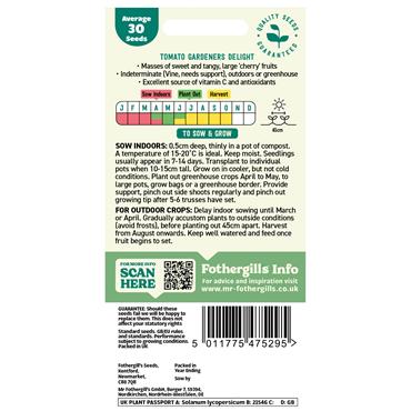 TOMATO GARDENERS DELIGHT