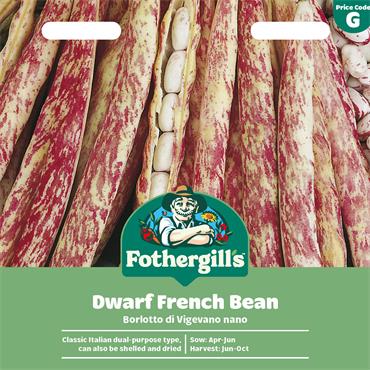 DWARF FRENCH BEAN BORLOTTO DI VIGEVANO NANO