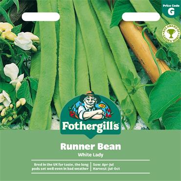 RUNNER BEAN WHITE LADY