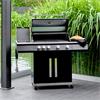 GRILLSTREAM STEALTH 4 BURNER BARBECUE W/ SIDE BURNER
