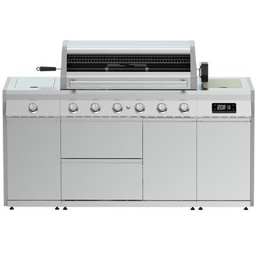 GRILLSTREAM ISLAND 6 BURNER HYBRID BARBECUE