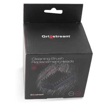 GRILLSTREAM CLEANING BRUSH PACK OF 3 REPLACEMENT HEADS
