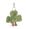 JELLYCAT AMUSEABLES SIOFRA SHAMROCK BAG CHARM