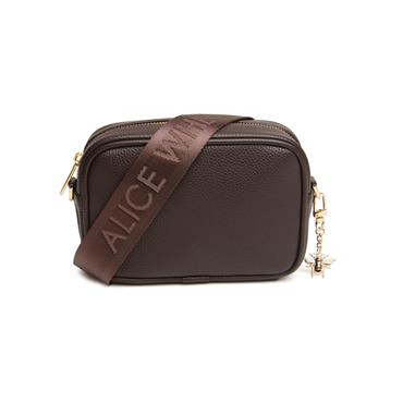 ALICE WHEELER MINI SOHO CHOCOLATE CROSSBODY BAG