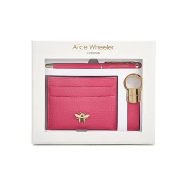 ALICE WHEELER GIFT SET - 3 PIECE HOT PINK W PEN