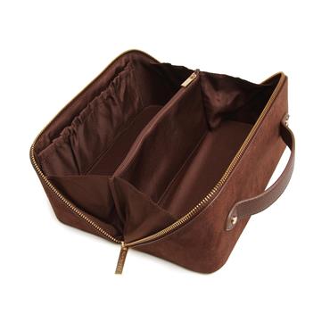 ALICE WHEELER TRAIN CASE KENSINGTON SUEDE