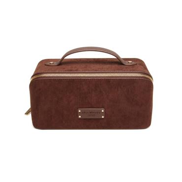 ALICE WHEELER TRAIN CASE KENSINGTON SUEDE
