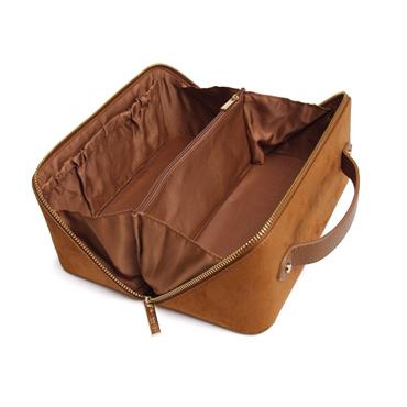 ALICE WHEELER TRAIN CASE FUDGE