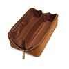 ALICE WHEELER TRAIN CASE FUDGE SUEDE SMALL