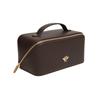 ALICE WHEELER TRAIN CASE CHOCOLATE