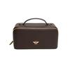ALICE WHEELER TRAIN CASE CHOCOLATE