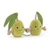 JELLYCAT AMUSEABLES PAIR OF OLIVES