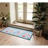HUG RUG BUTTERFLY GARDEN BLUE RUNNER 65X150