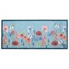 HUG RUG BUTTERFLY GARDEN BLUE RUNNER 65X150