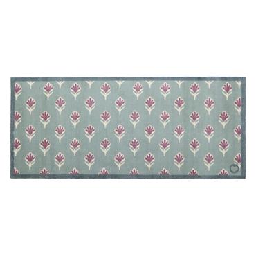 HUG RUG DITSY FLORAL GREEN RUNNER 65X150