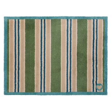 HUG RUG TIMELESS STRIPE GREEN 65X85